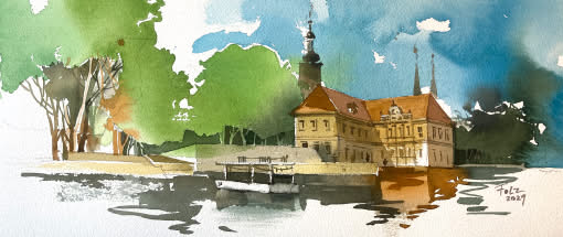 Bamberg mit dem Pinsel erkunden - kompakt