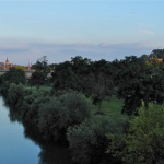 Sommerakademie Würzburg, Fotokurse, Fotoworkshops, Malreisen, Malkurse, Natur, Fluss, Sonnenuntergang, malen